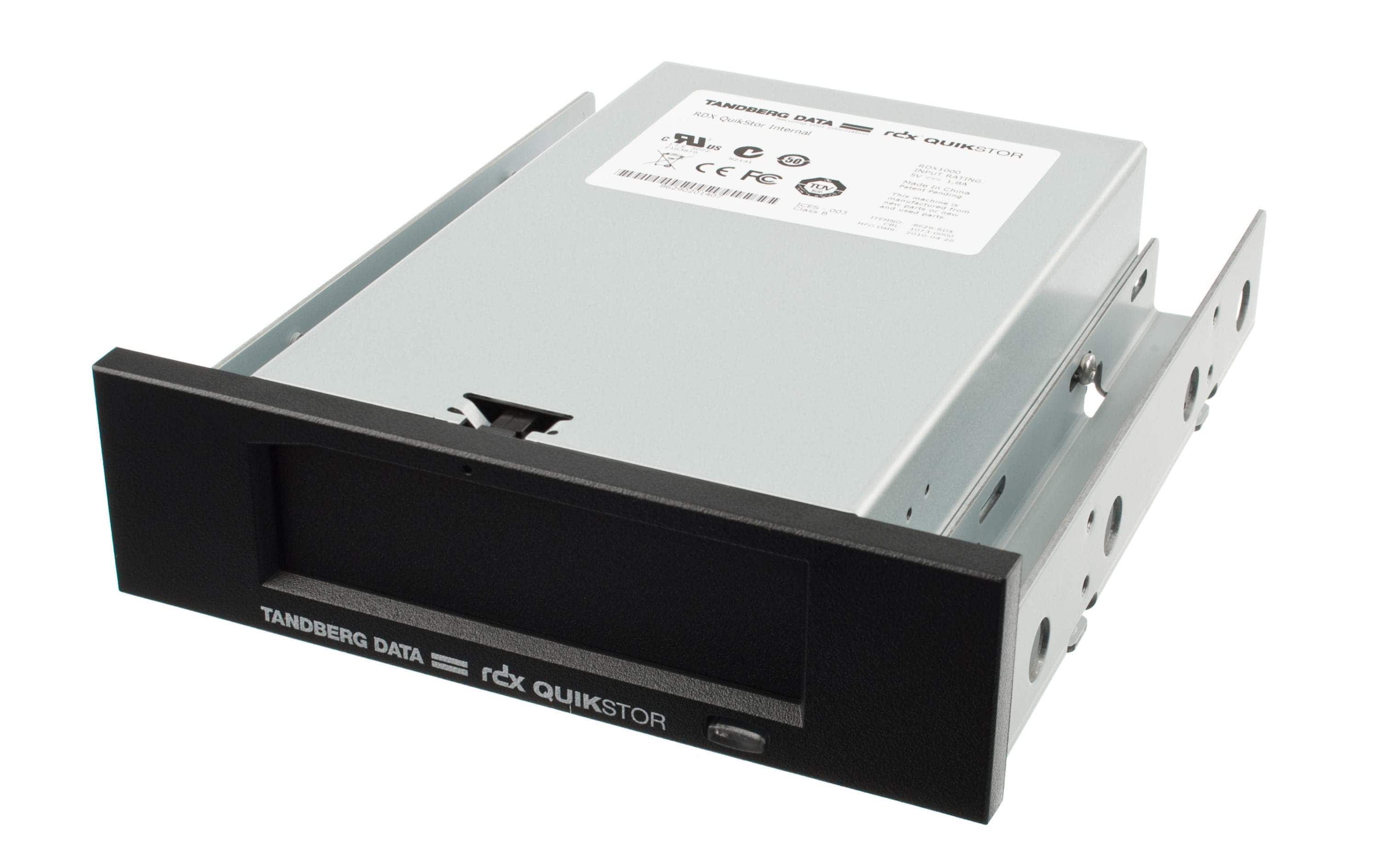 Tandberg RDX QuikStor - Laufwerk - RDX - Serial ATA - intern - 13.3 cm (5.25) - Schwarz (8813-RDX) (8813-RDX) thumbnail