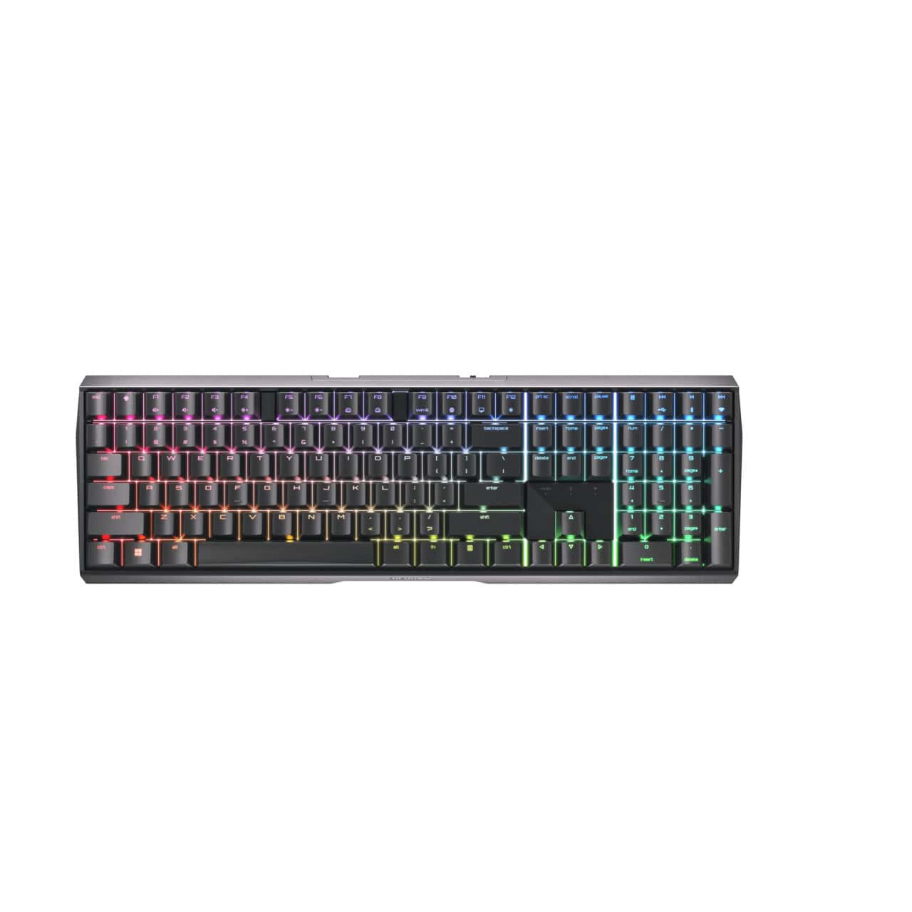 CHERRY MX 3.0S Wireless RGB toetsenbord Gamen RF-draadloos + Bluetooth QWERTY Engels Zwart (G80-3872LYAUS-2) thumbnail