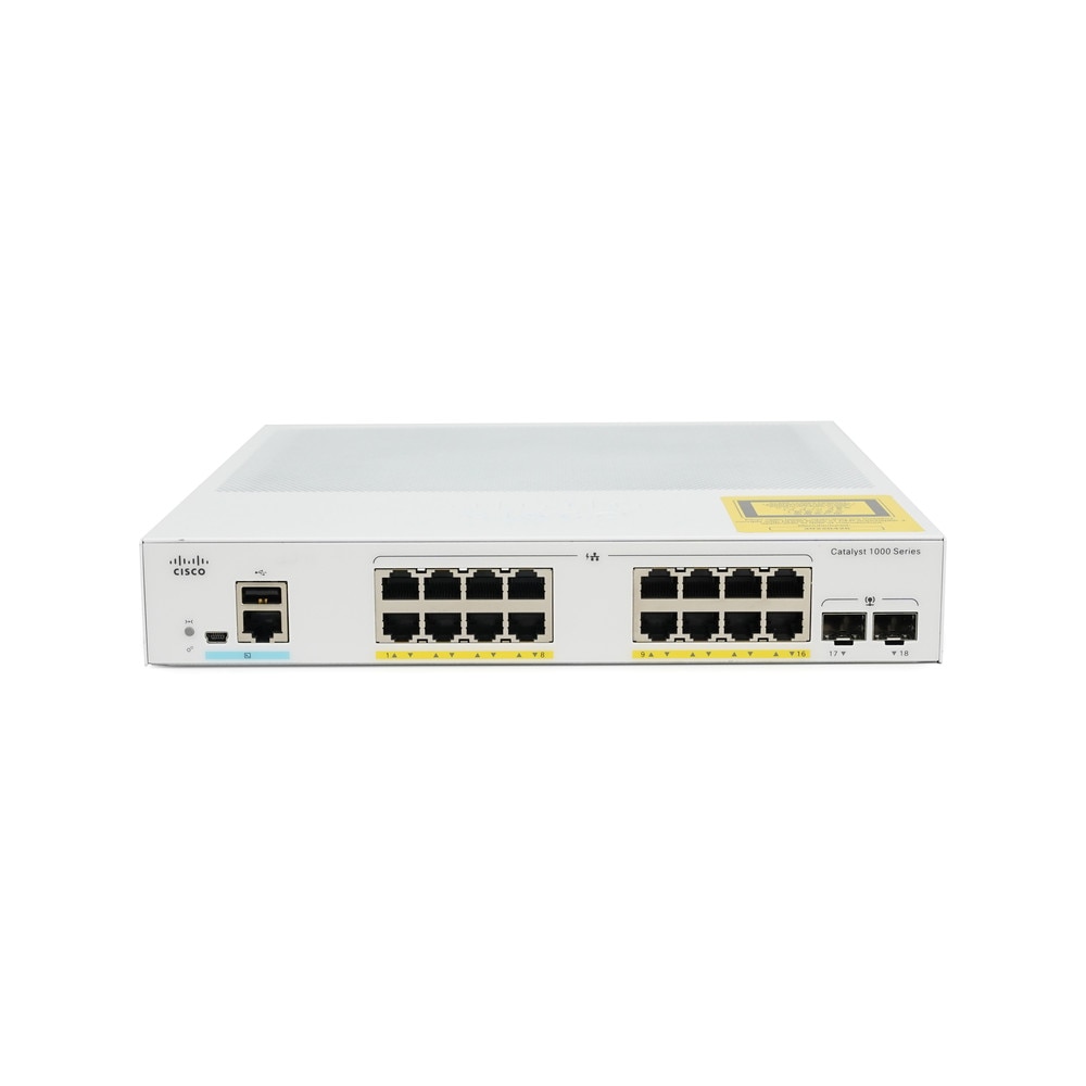 Cisco Refurb/Cat1000 16port GE Full POE (C1000-16FP-2G-L-RF) thumbnail