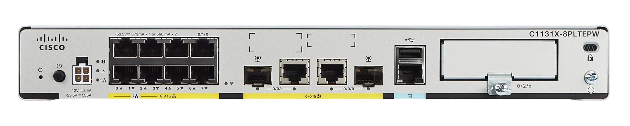 Cisco Refurb/ISR1100X8PDulGESFPRutrPlug (C1131X-8PWZ-RF) thumbnail