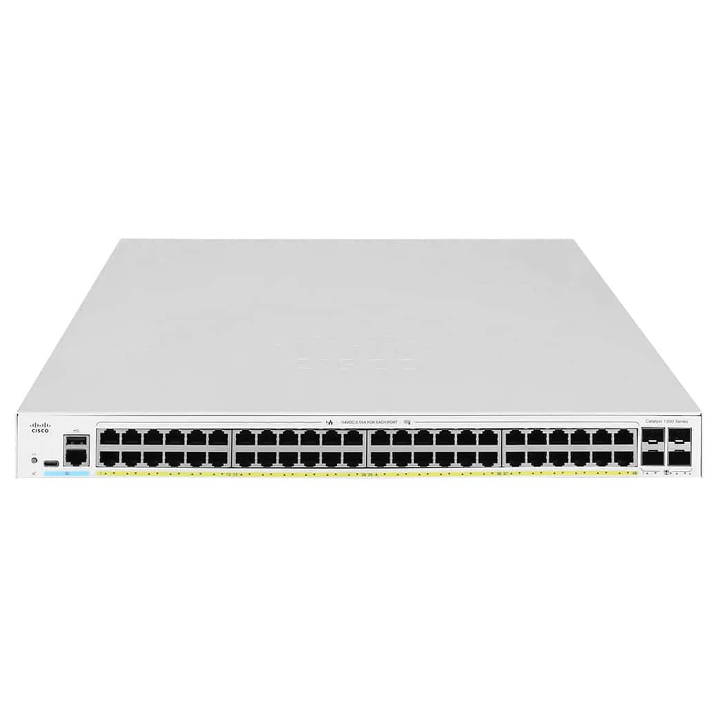 Cisco Refurb/Ctlyst130016-prt2.5GE 32-prtGE (C1300-48MGP-4X-RF) thumbnail