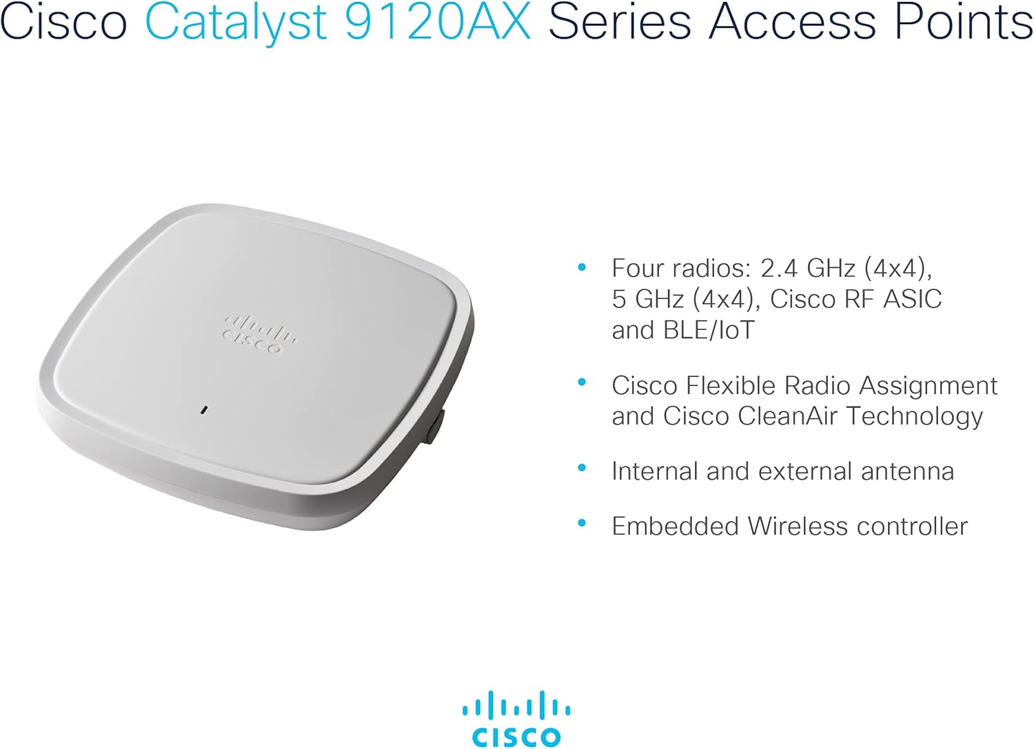Cisco Refurb/EmbeddedWlessCntrllronC9120AXAccs (C9120AXE-EWC-E-RF) thumbnail