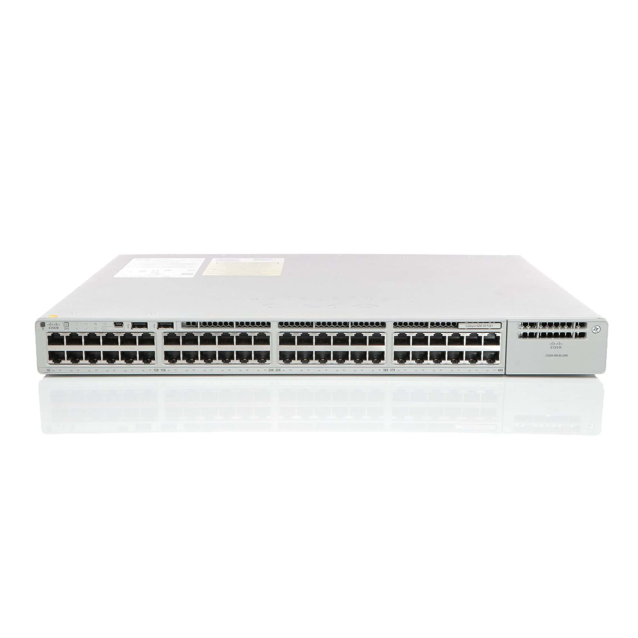 Cisco Refurb/Catalyst 9200 48p NetEsse REMANUF (C9200-48P-E-RF) thumbnail