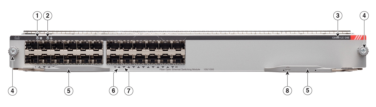 Cisco Refurb/CiscoCat9400Ser24P 10GBEthernet (C9400-LC-24XS-RF) thumbnail