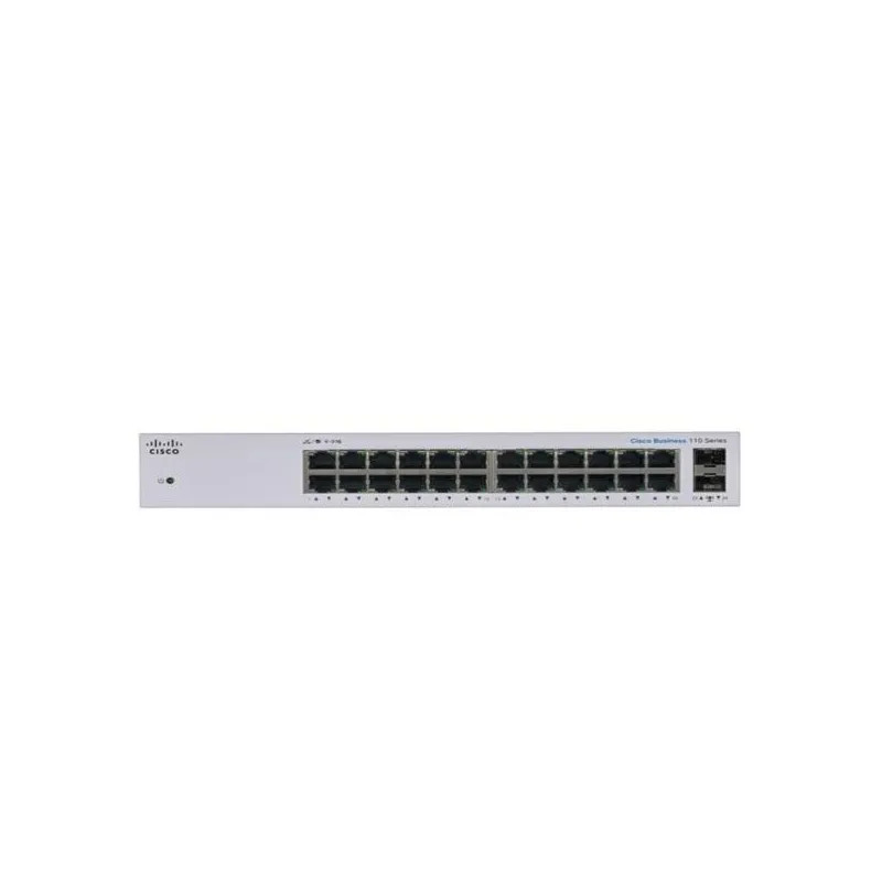 Cisco Refurb/CBS110 Unmanaged 24P GE 2x1G SFP (CBS110-24T-UK-RF) thumbnail