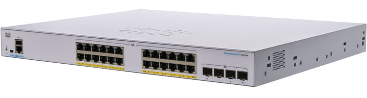 Cisco Refurb/CBS250 Smart 24p GE 4x1G (CBS250-24PP4GEU-RF) thumbnail