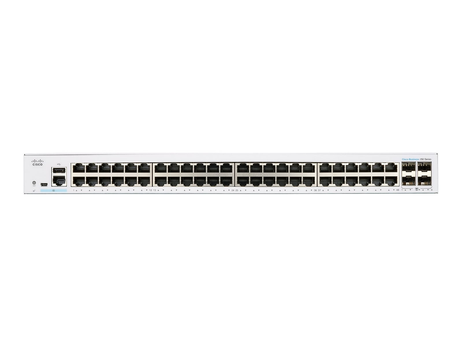 Cisco Refurb/CBS250 Smart 48-port GE 4x10G SFP (CBS250-48T-4XUK-RF) thumbnail