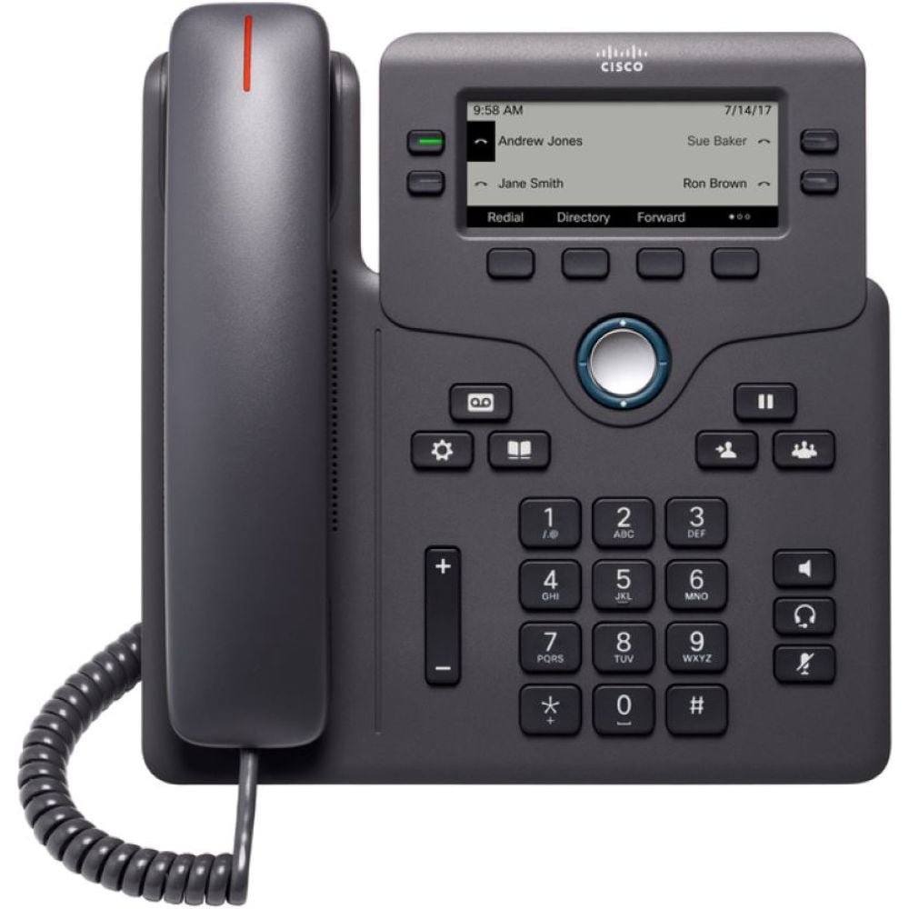 Cisco Refurb/Cisco 6851 Phone for MPP Grey (CP-6851-3PCC-K9-RF) thumbnail
