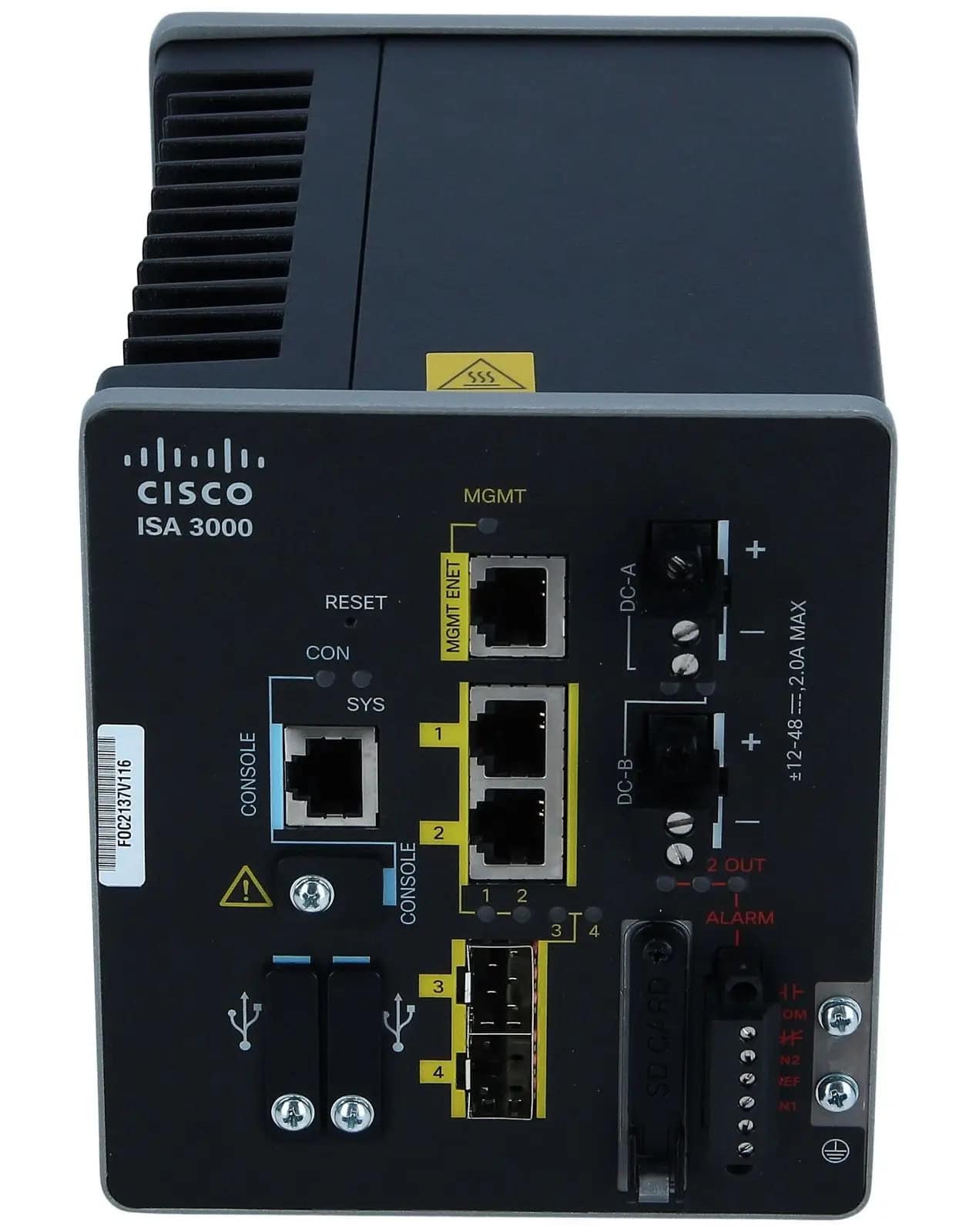 Cisco ISA 3000 2 Copper 2 Fiber Ports FTD (ISA-3000-2C2F-FTD) thumbnail