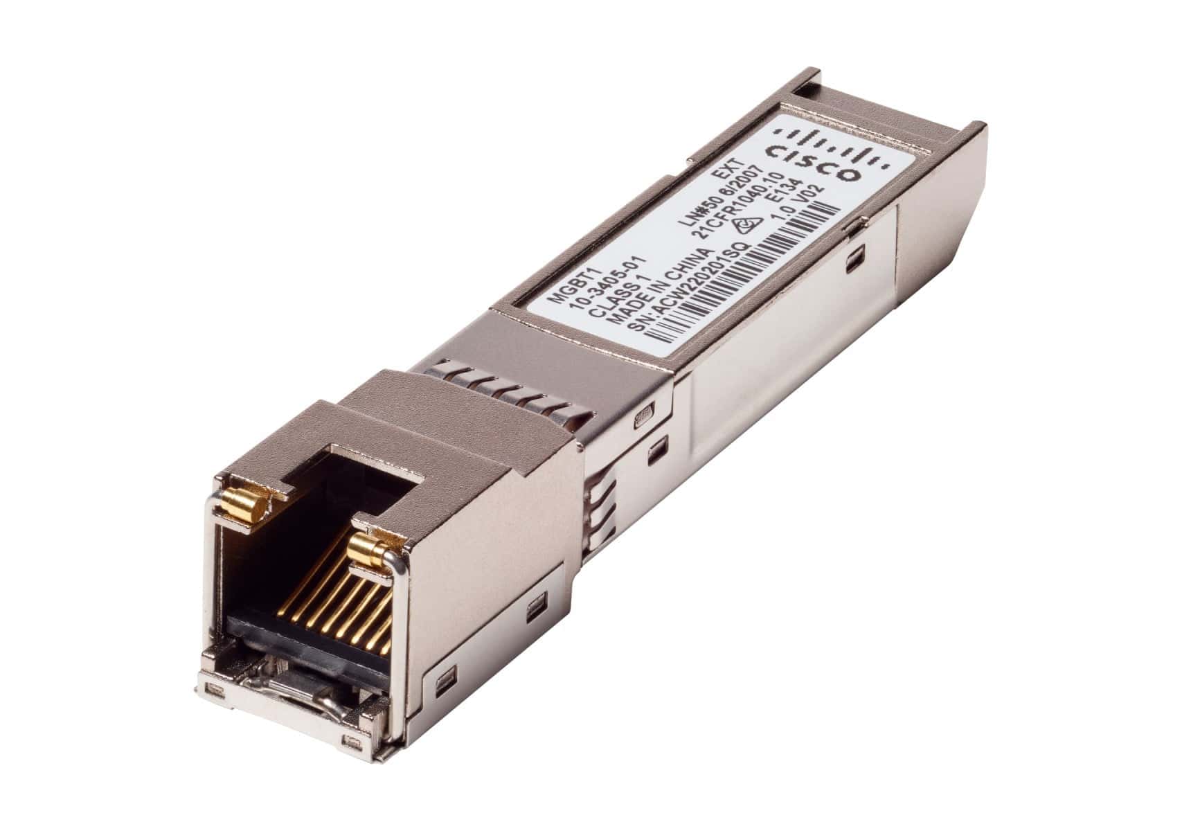 Cisco Refurb/Gigabt Eth 1000Base-T Mini-GBIC (MGBT1-RF) thumbnail