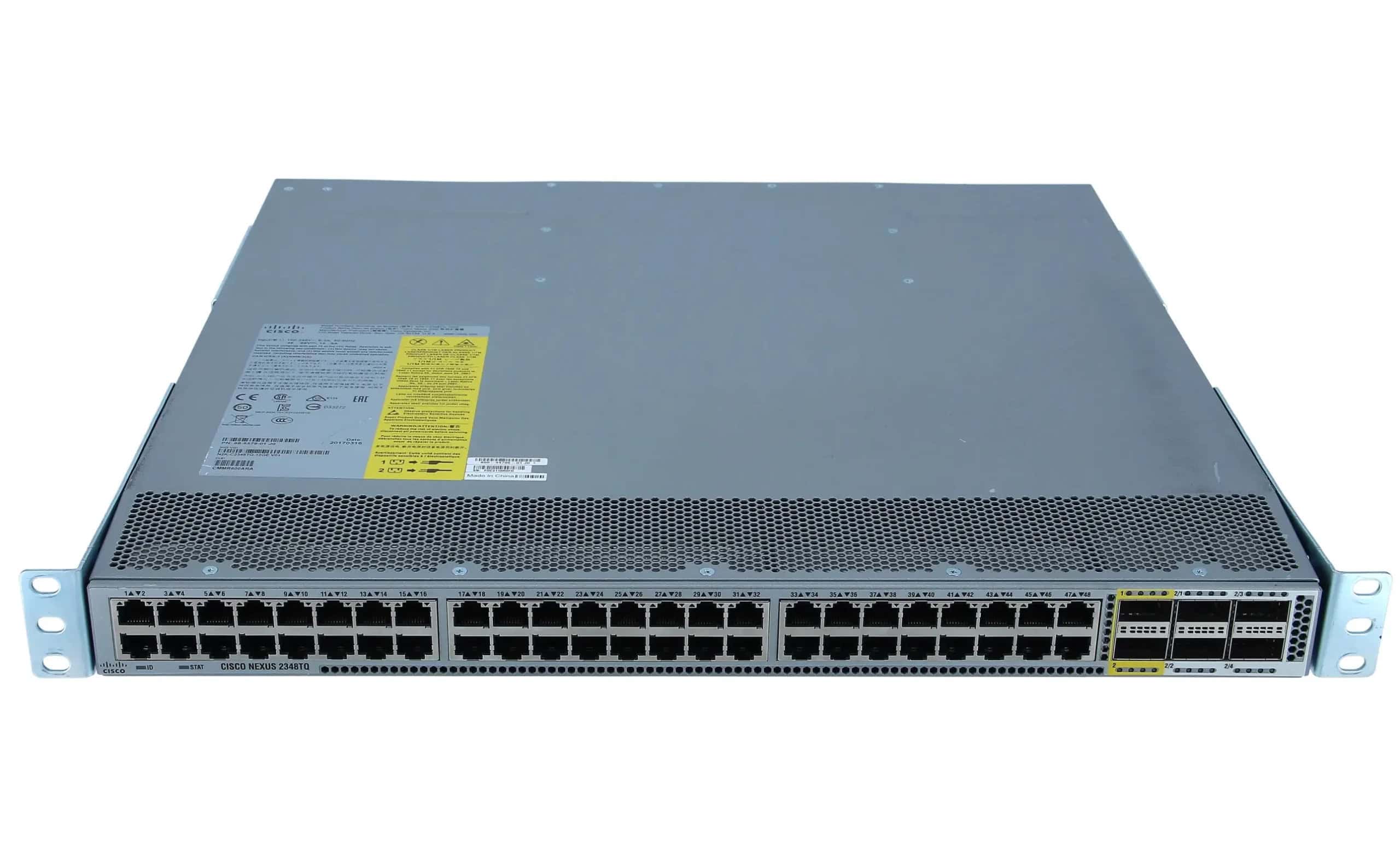 Cisco Refurb/Nexus2K 10GTFEX48x1/10T 6x40GQSFP (N2K-C2348TQ-E-RF) thumbnail