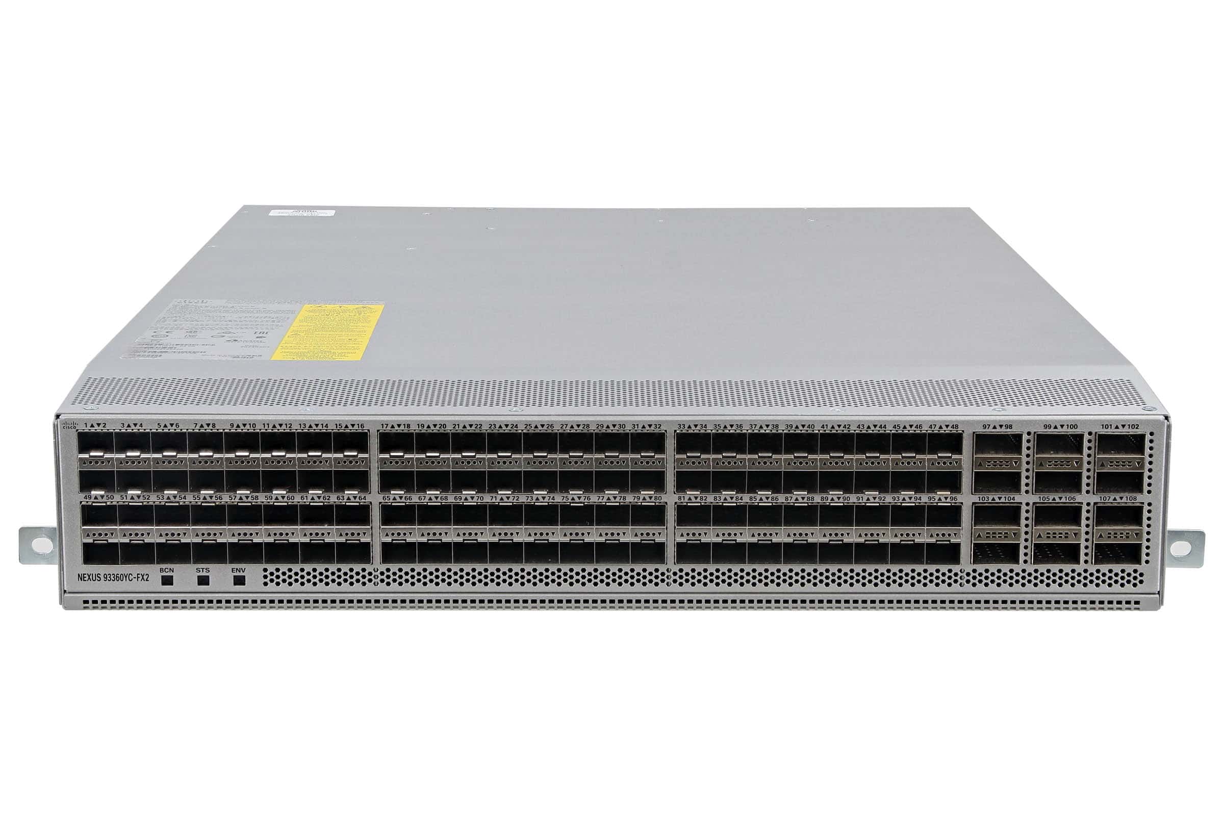 Cisco Refurb/Nexus9300w/96p1/10/25G12p100G MAC (N9K-C93360YCFX2-RF) thumbnail