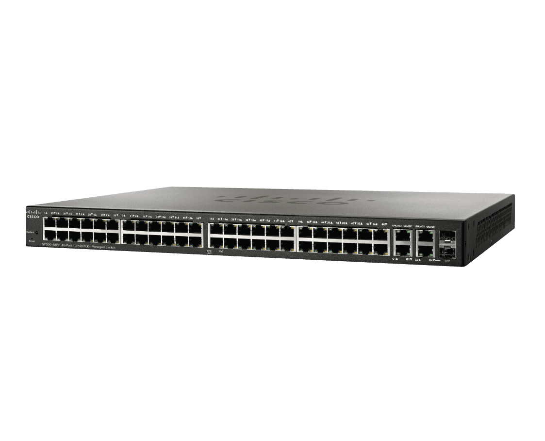 Cisco Refurb/SF350-48P 48p 10/100 POE Mgd SW (SF350-48P-K9-EU-RF) thumbnail