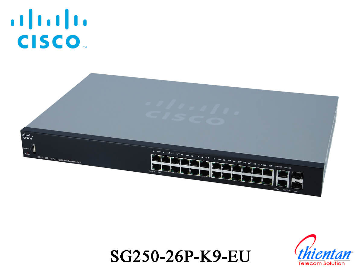 Cisco Refurb/Cisco SG250-26P 26-port PoE SW RM (SG250-26P-K9-EU-RF) thumbnail