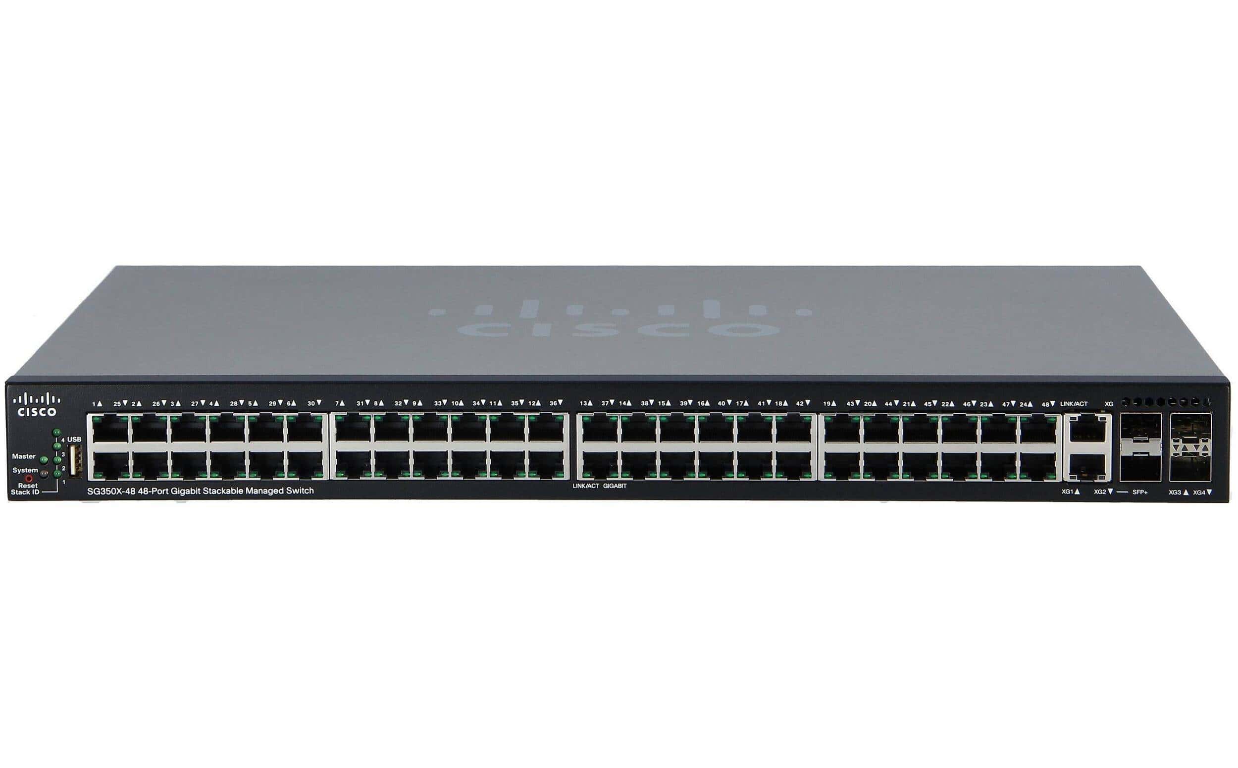 Cisco Refurb/SG350X-48 48p Gigabit Stackable (SG350X-48-K9-AU-RF) thumbnail
