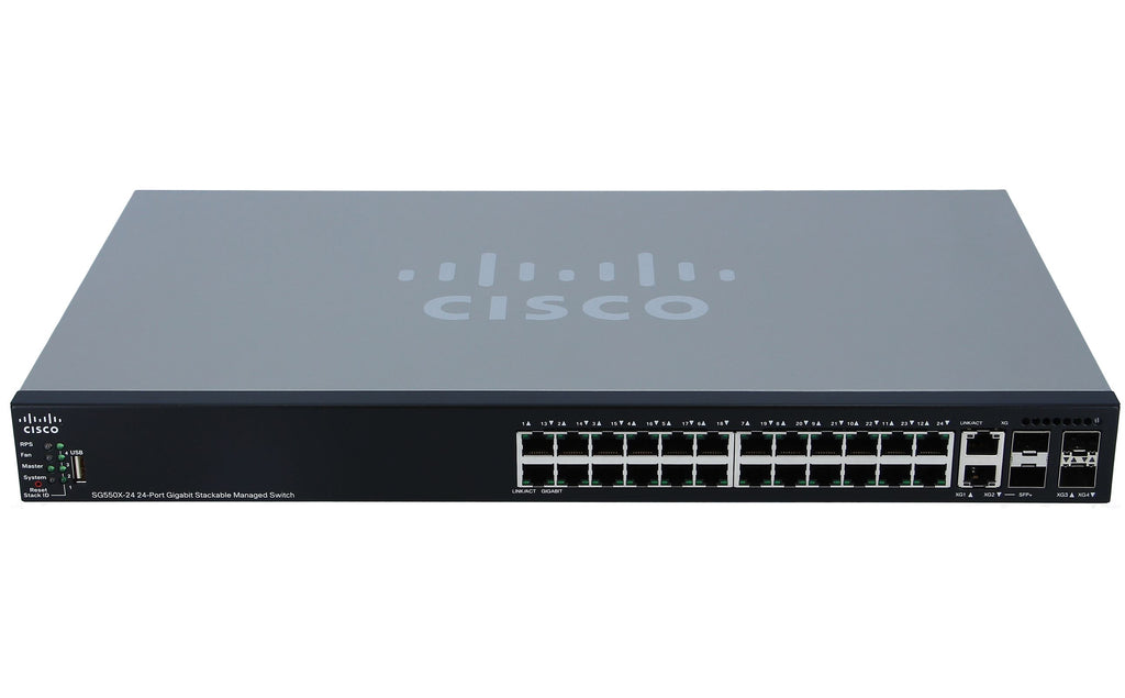 Cisco Refurb/Cisco SG550X-24 24p Gigabit Stack (SG550X-24-K9-EU-RF) thumbnail