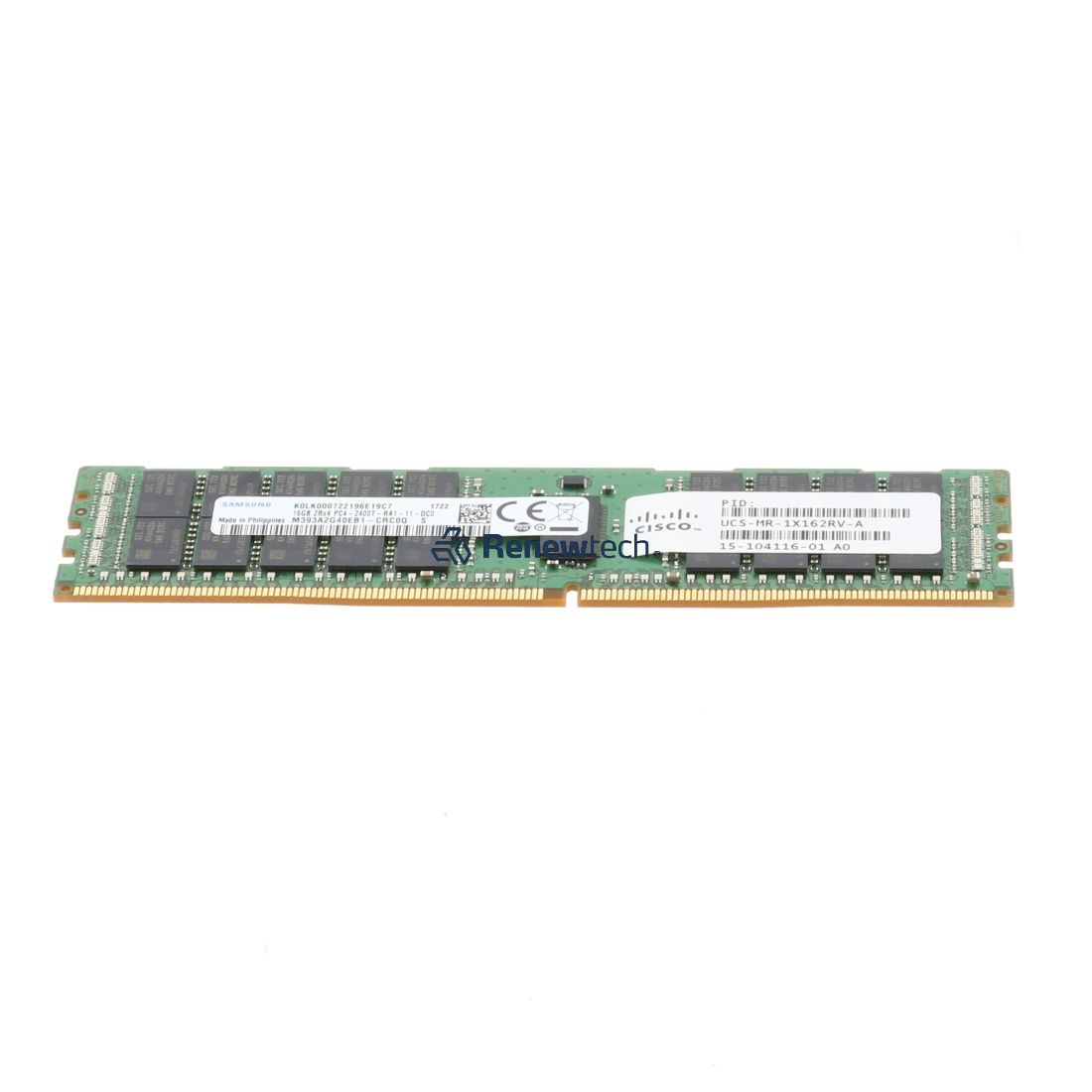Cisco - DDR4 - modul - 16 GB - DIMM 288-pin - 2133 MHz / PC4-17000 - 1.2 V - registrovaná (UCS-MR-1X162RUA-RF) thumbnail
