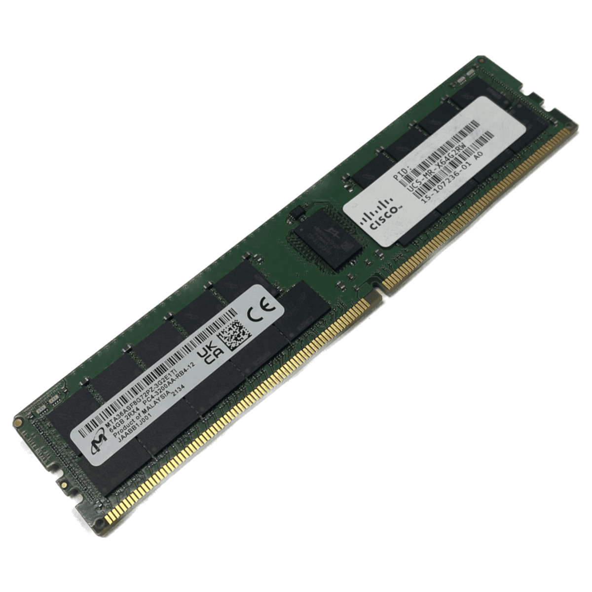 Cisco Refurb/64GB DDR4-2933MHz RDIMM/2Rx4/1.2v (UCS-MR-X64G2RTH-RF) thumbnail