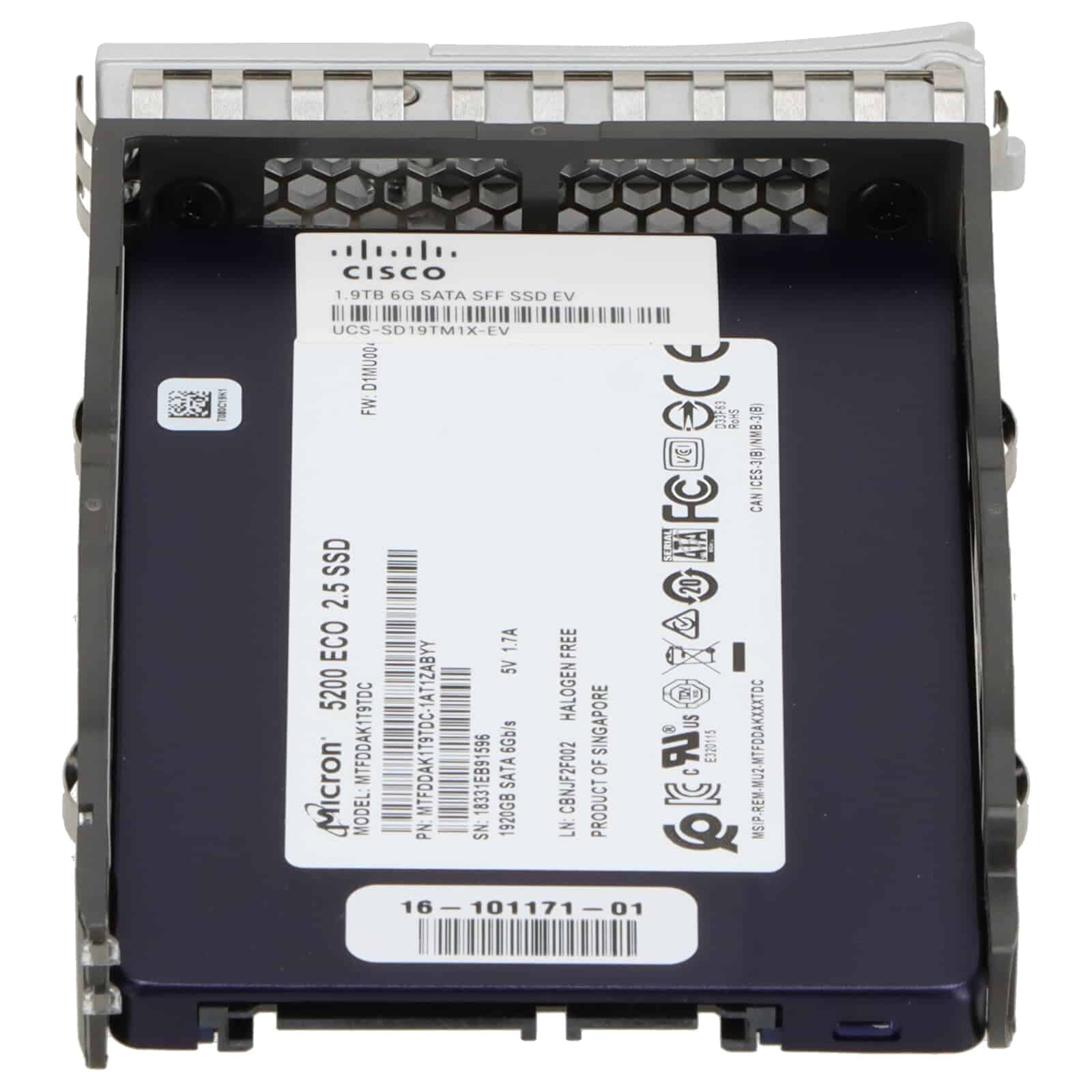 Cisco Refurb/1.9TB 2.5 inch En 6GSATA REMANUF (UCS-SD19TM1X-EV-RF) thumbnail
