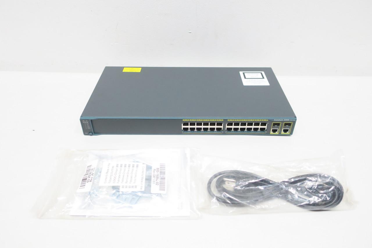 Cisco Refurb/Cat2960 Plus 24 10/100+2T/SFP LA (WS-C2960+24TC-L-RF) thumbnail