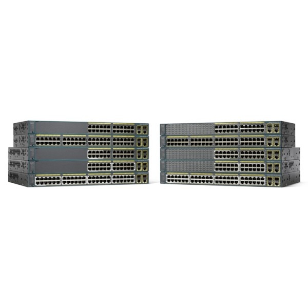 Cisco Refurb/Cat2960 Plus 48 10/100 PoE+2 100 (WS-C2960+48PSTS-RF) thumbnail