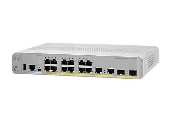Cisco Refurb/Cat 3560-CX 12 Port Data IP Base (WS-C3560CX12PDS-RF) thumbnail