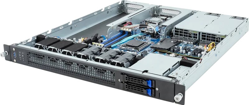 GIGABYTE E133-C10-AAG1 AMD B650E Socket AM5 Rack (1U) Zwart, Staal (6NE133C10MR000ACG1) thumbnail