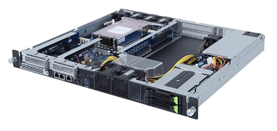GIGABYTE E152-ZE0 (rev. A00) Socket SP3 Rack (1U) (6NE152ZE0MR-00) thumbnail
