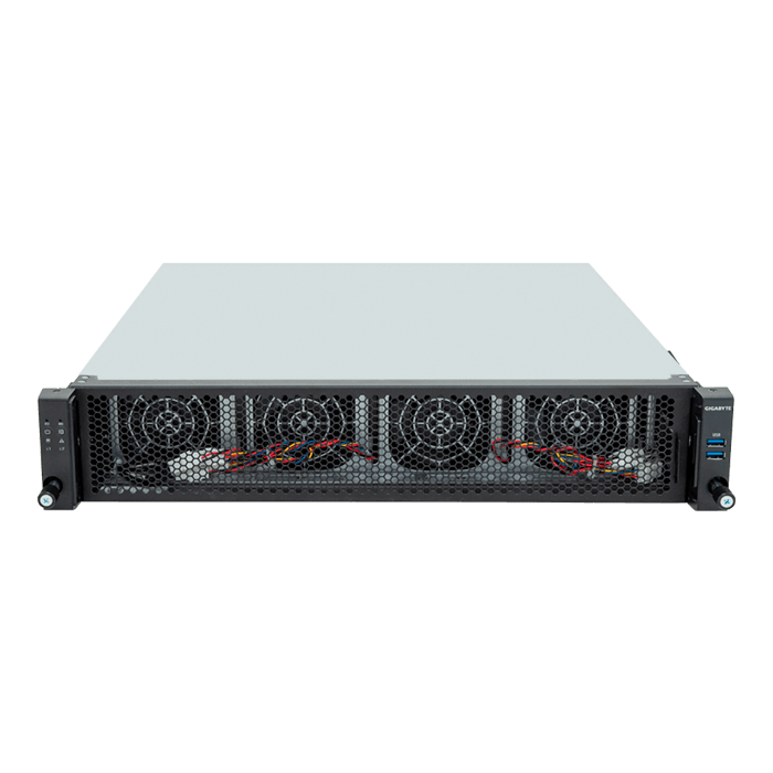 GigaByte E283-Z90-AAV1 AMD EPYC 2U 4x 2.5 2x 1600W Gen4 (6NE283Z90DR000AAV1) thumbnail