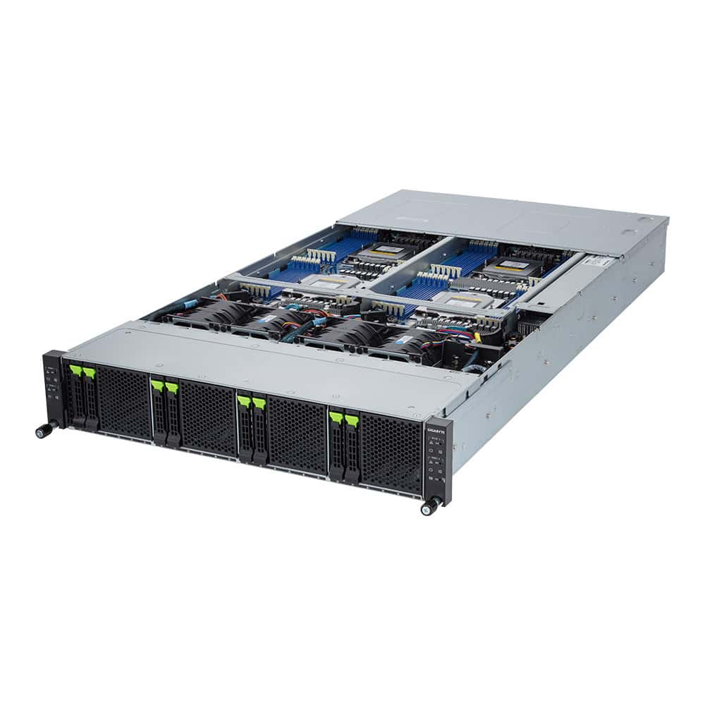 GIGABYTE H273 LGA 6096 Rack (2U) Zwart (6NH273Z82DR000AAW1) thumbnail