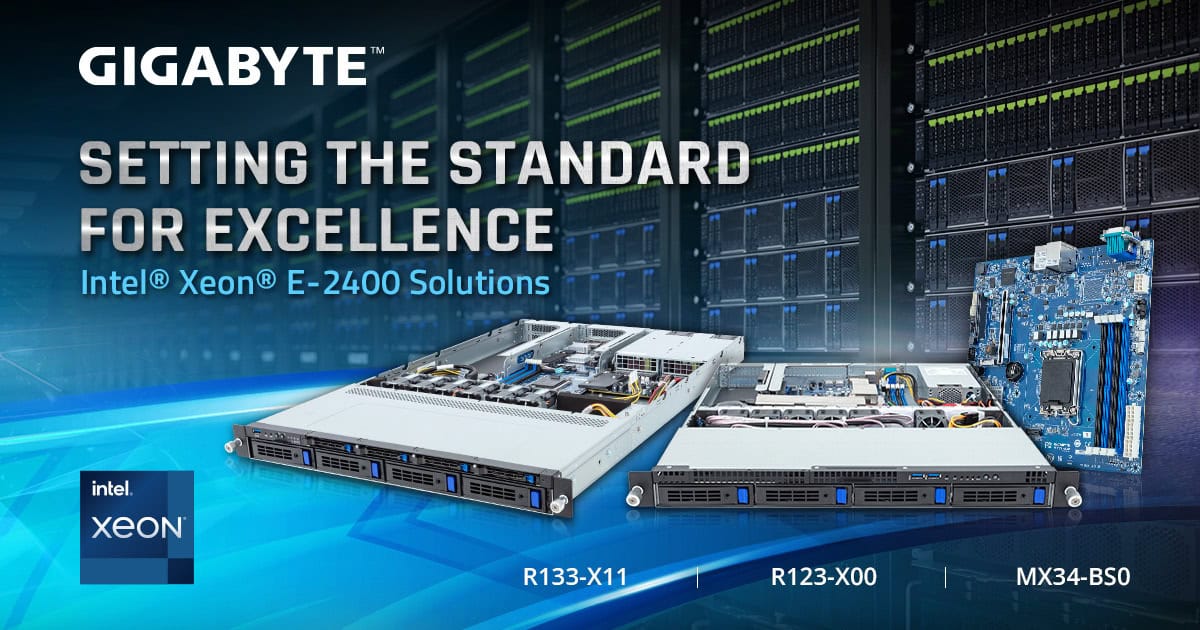 Gigabyte R133-X11-AAG1 1U 6300/E-2400 4x3.5/2.5 2x800W (6NR133X11MR000ABG1) thumbnail