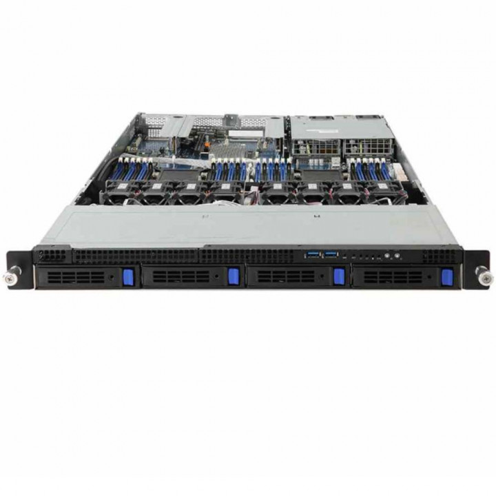 GIGABYTE R181-340 Intel® C621 LGA 3647 (Socket P) Rack (1U) (6NR181340MR-00) thumbnail