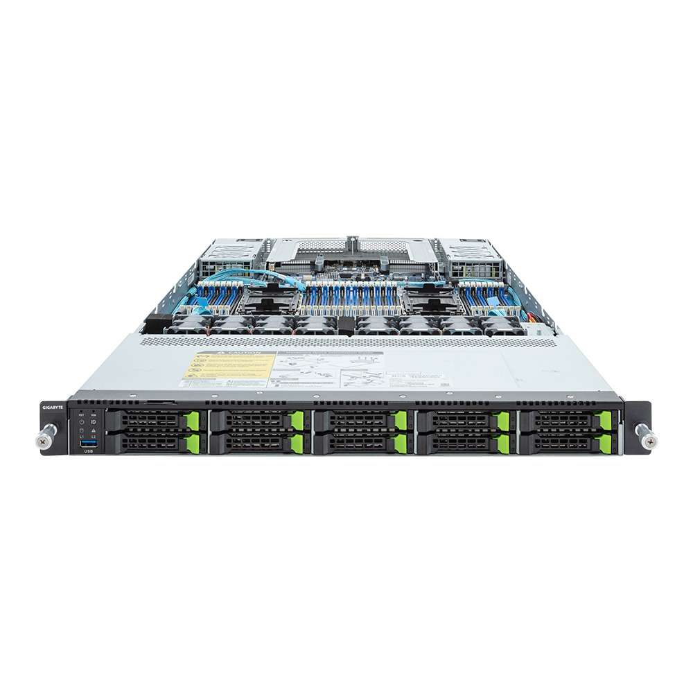 GIGABYTE R183 Intel C741 LGA 4677 (Socket E) Rack (1U) (6NR183S94DR000AAC1) thumbnail