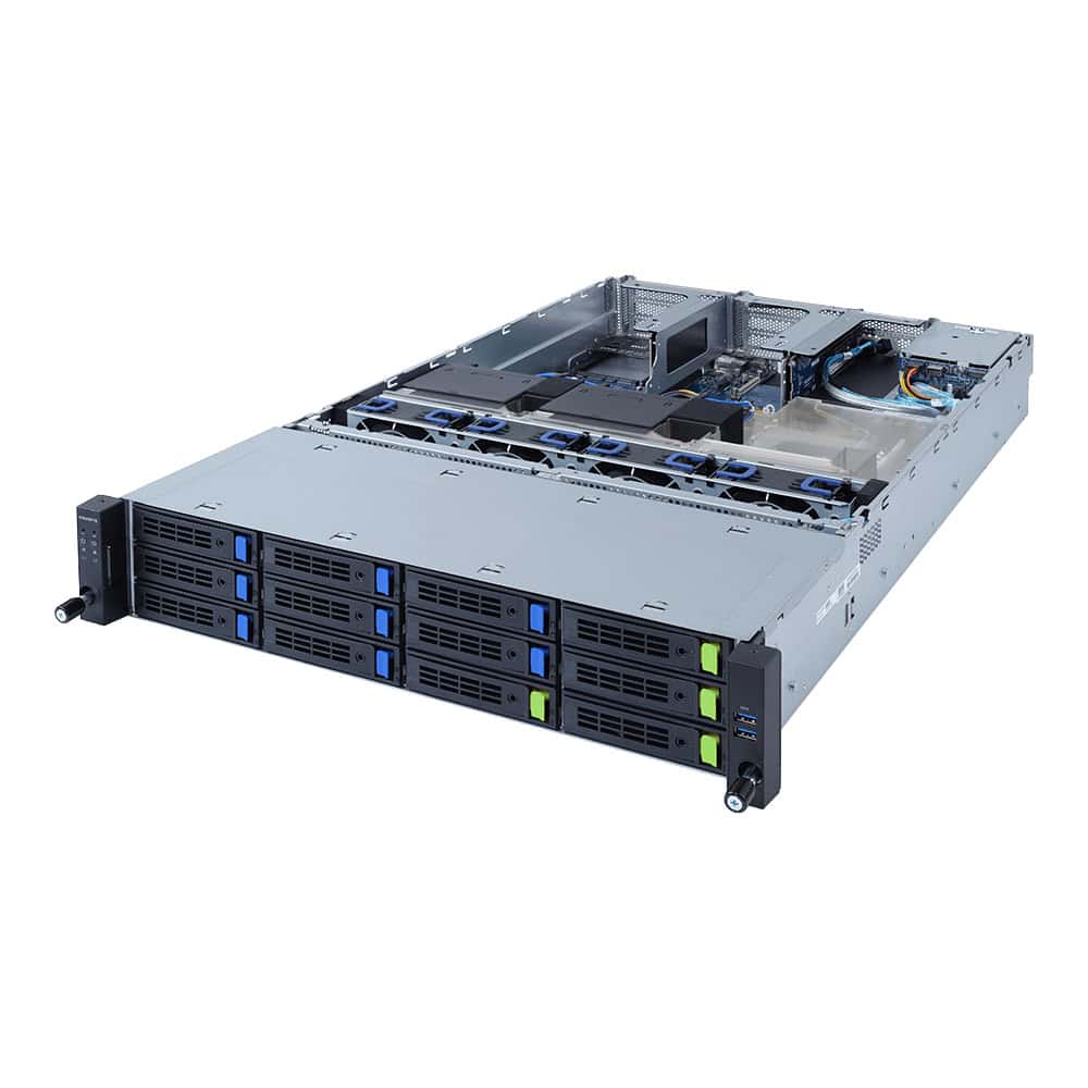 GIGABYTE R262-ZA2 Socket SP3 Rack (2U) (6NR262ZA2MR-00) thumbnail