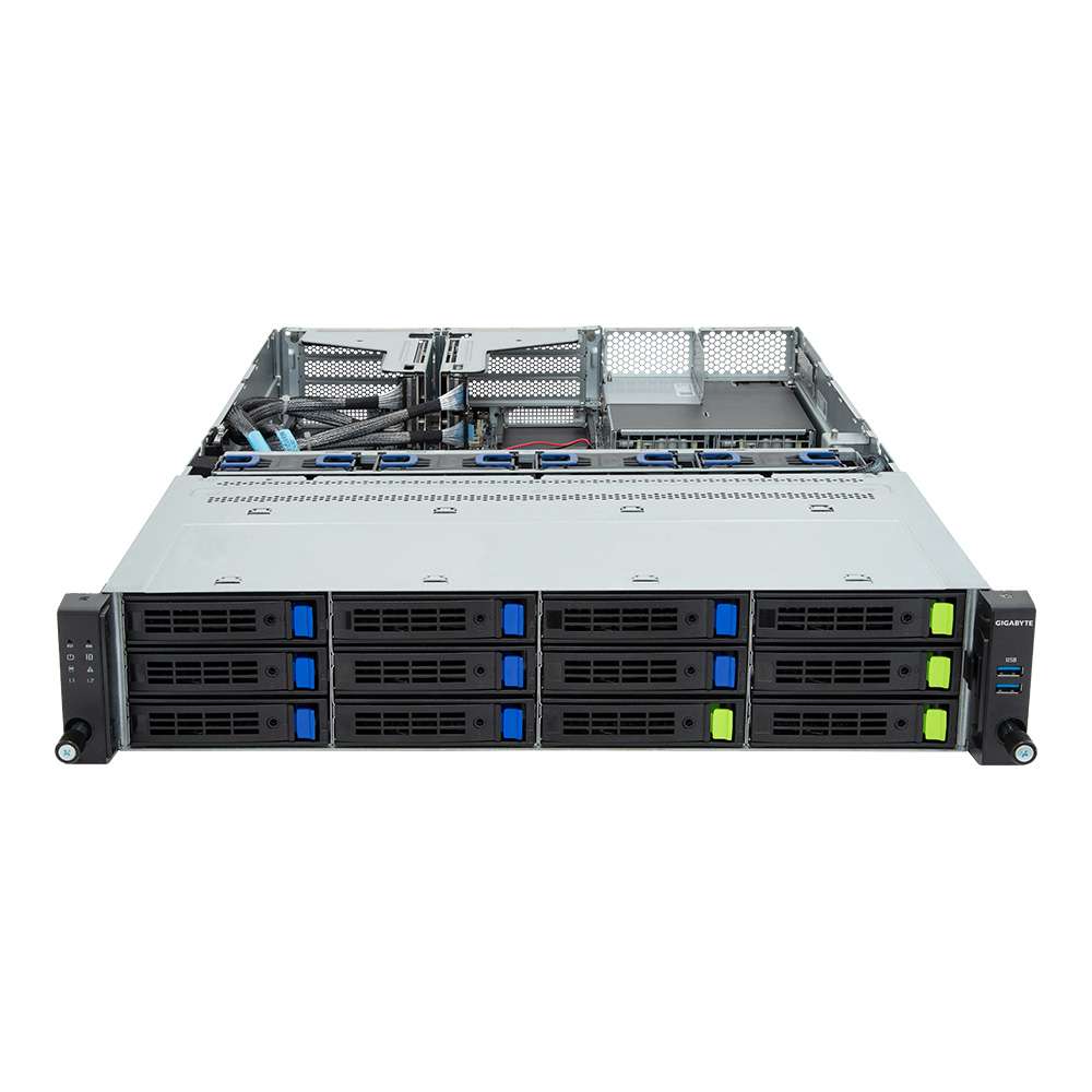 GIGABYTE R263 Intel C741 LGA 4677 (Socket E) Rack (2U) (6NR263Z30DR000AAH2) thumbnail