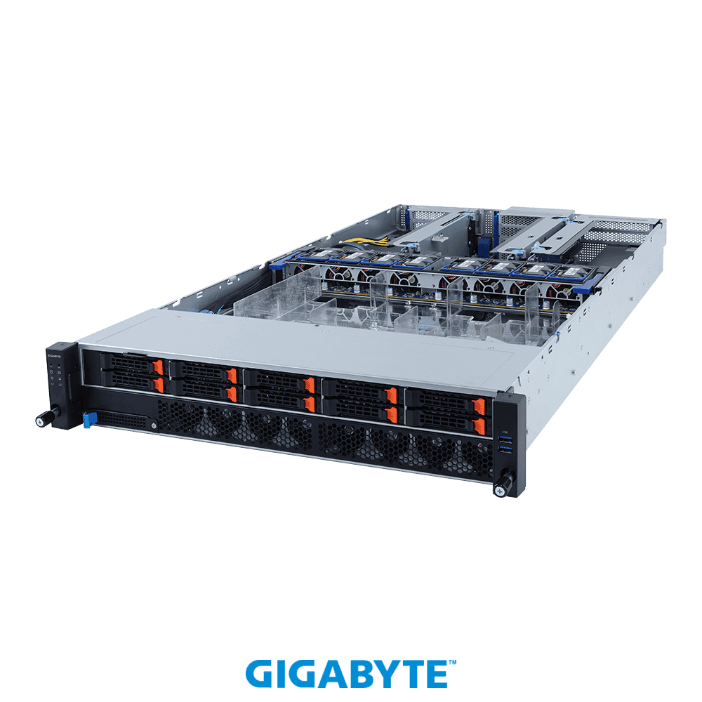 GIGABYTE 6NR282P92DR-00 server barebone LGA 4926 Rack (2U) (6NR282P92DR-00) thumbnail