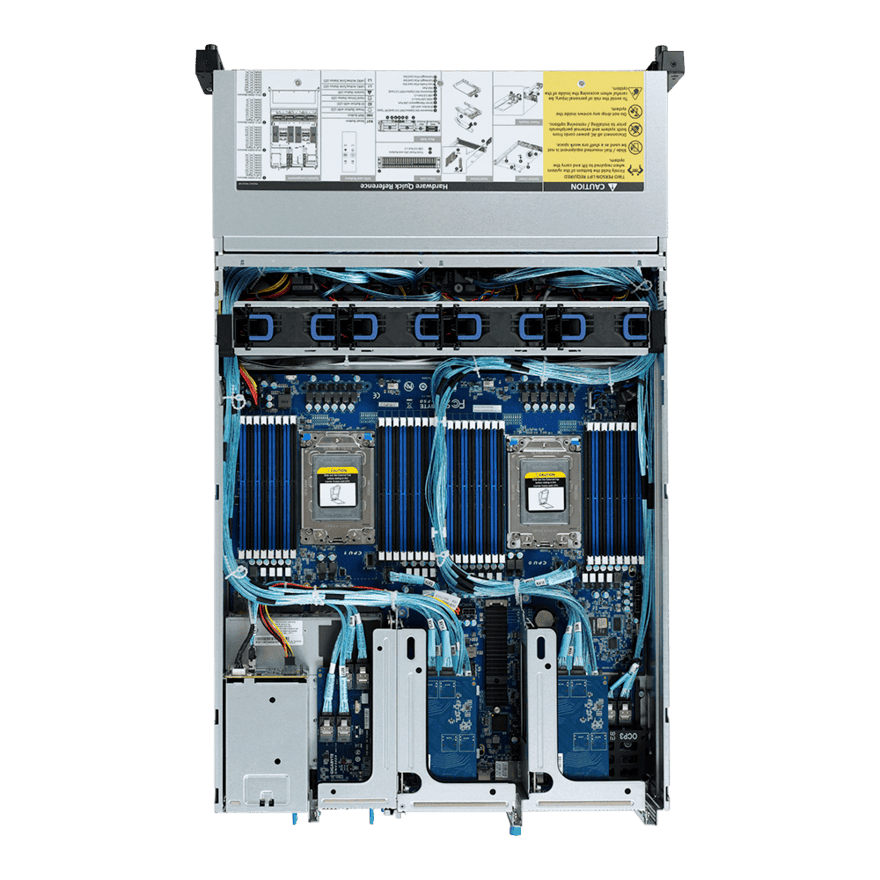 GIGABYTE R282-Z92 AMD SoC Socket SP3 Rack (2U) (6NR282Z92MR-00) thumbnail