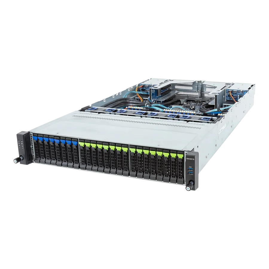 GIGABYTE R283 LGA 4677 (Socket E) Rack (2U) (6NR283S92DR000AAE2) thumbnail