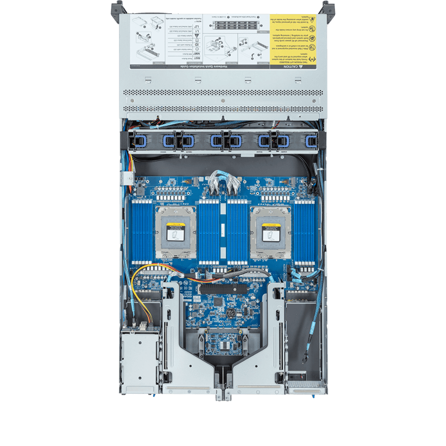 GIGABYTE R283 AMD SoC LGA 6096 Rack (2U) (6NR283Z91DR000AAD1) thumbnail