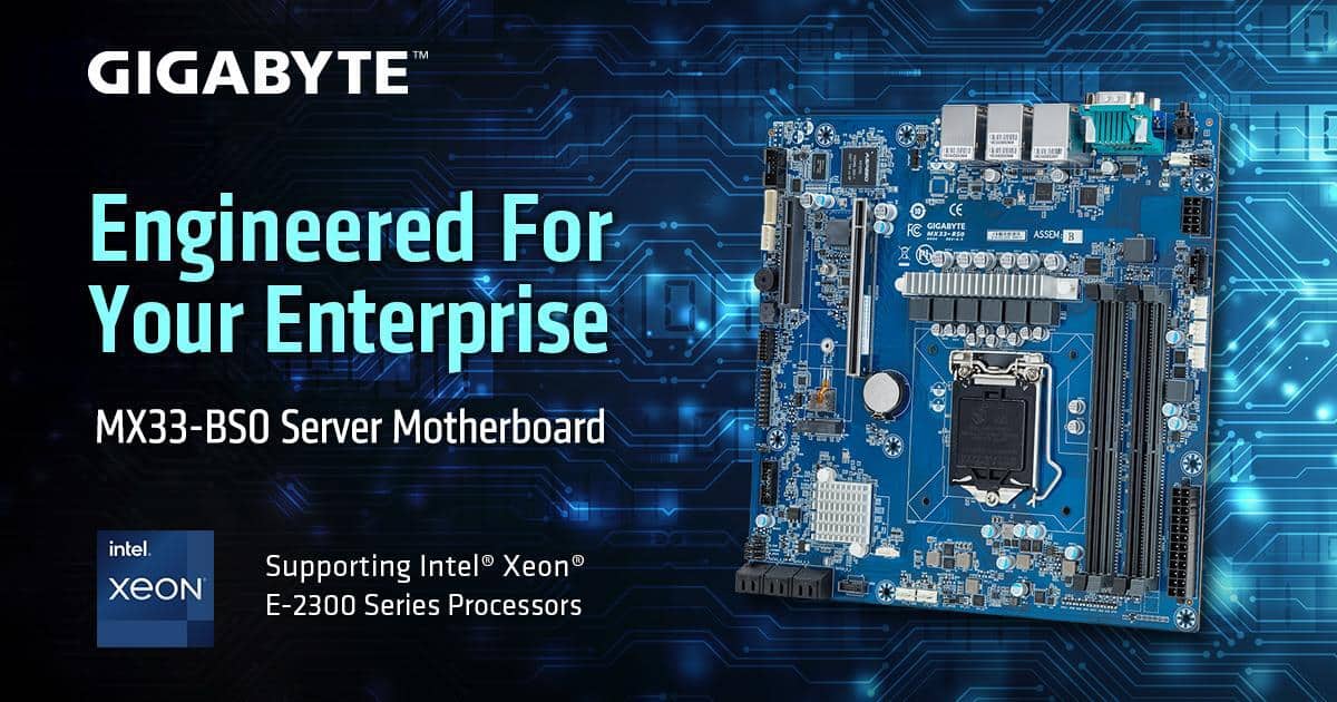 GigaByte Mainboard MX33-BS0 (9MX33BS0MR-00) thumbnail