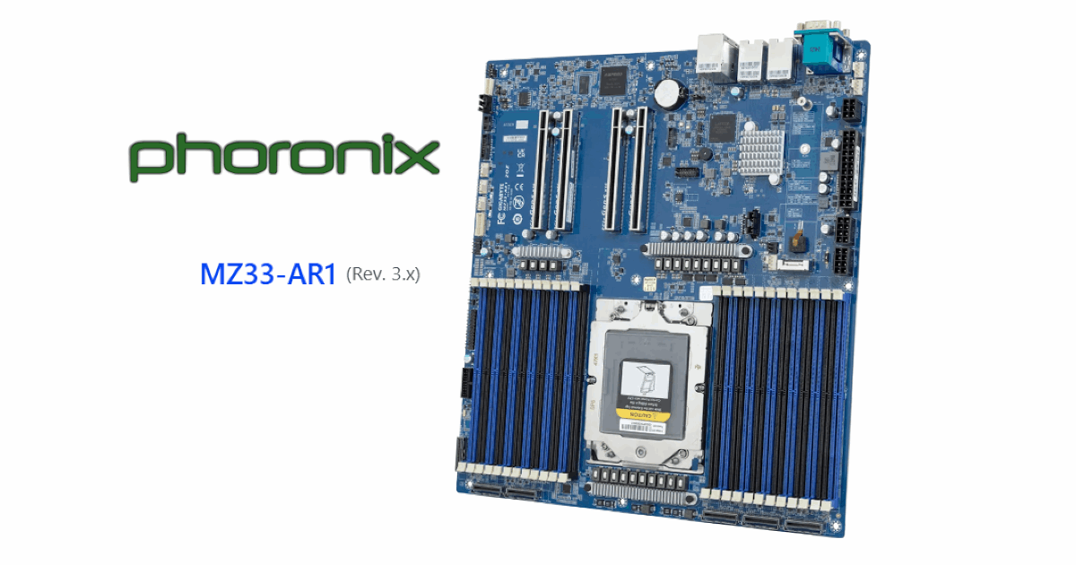 GigaByte MZ33-AR1 Single AMD EPYC 9005/9004 Mainboard bulk (9MZ33AR1NR-000) thumbnail