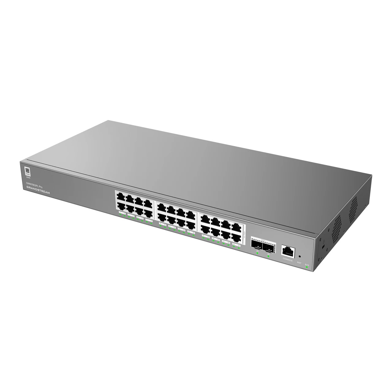 Grandstream Networks Grandstream GWN7803PL PRO – Enterprise Layer 2++ Managed Switch – 24× Gigabit RJ45 (PoE/PoE+) + 2× Gigabit  (GWN7803PL-PRO) thumbnail