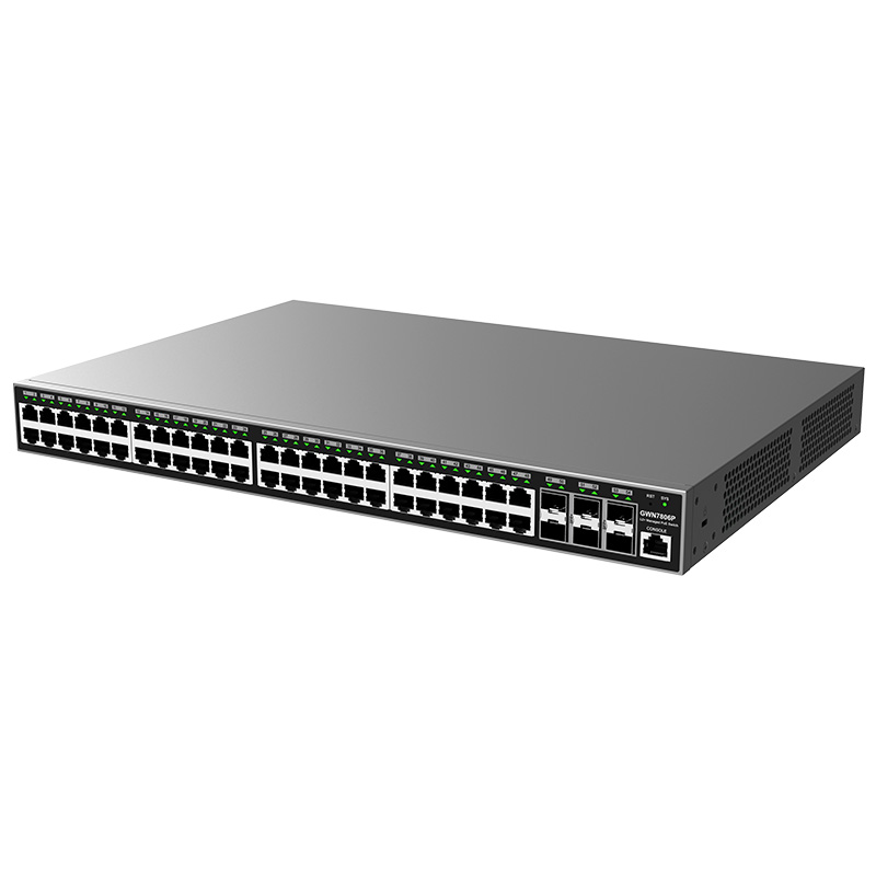 Grandstream Networks Grandstream GWN7806PL PRO – Enterprise Layer 2++ Managed Switch – 48× Gigabit RJ45 (PoE/PoE+) + 6× Gigabit  (GWN7806PL-PRO) thumbnail