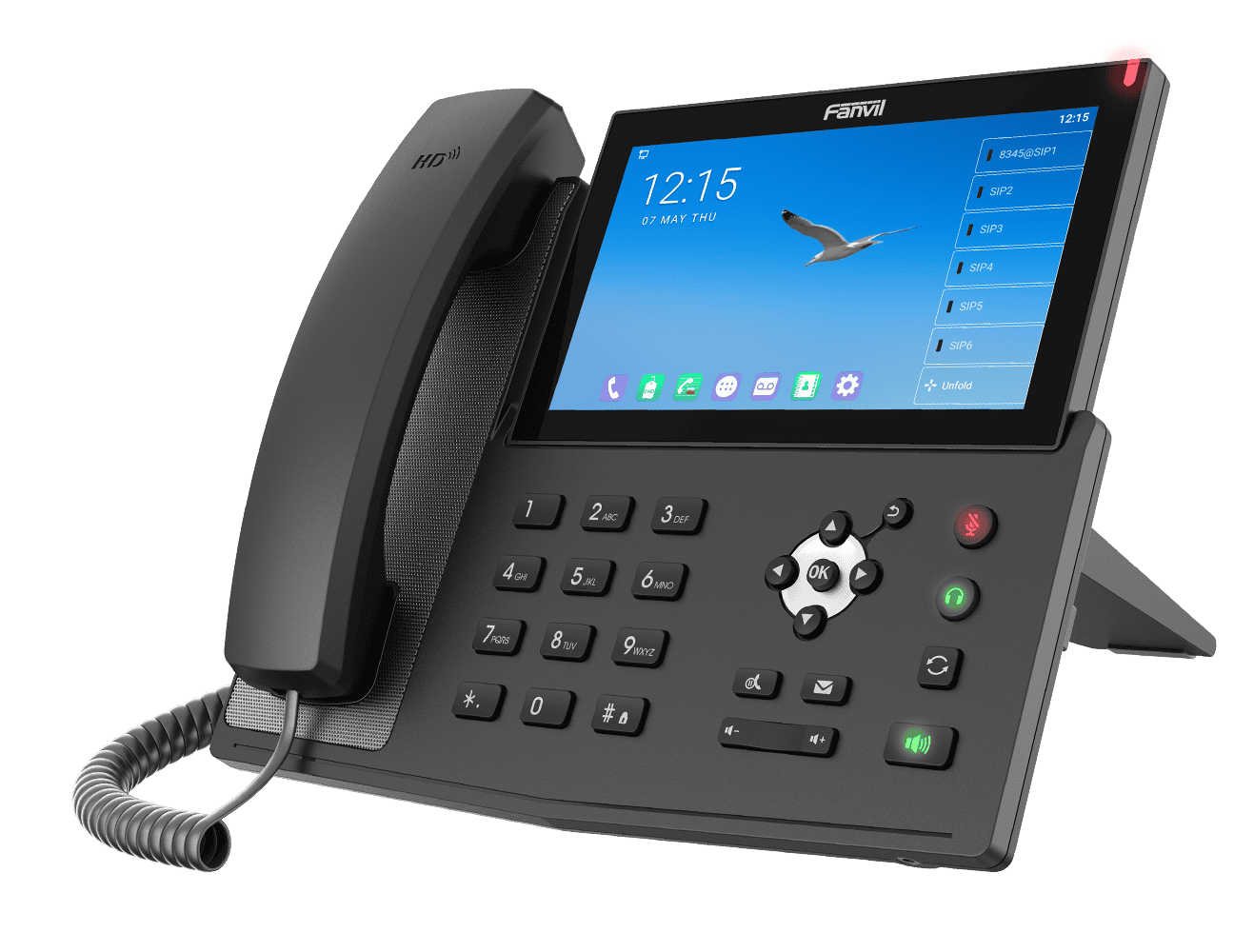 Grandstream Networks Fanvil X7A Android SIP telefon 7bar.dotyk.displ., android 9, 20 SIP úèt, 112 DSS tl.,WiFi (X7A) thumbnail