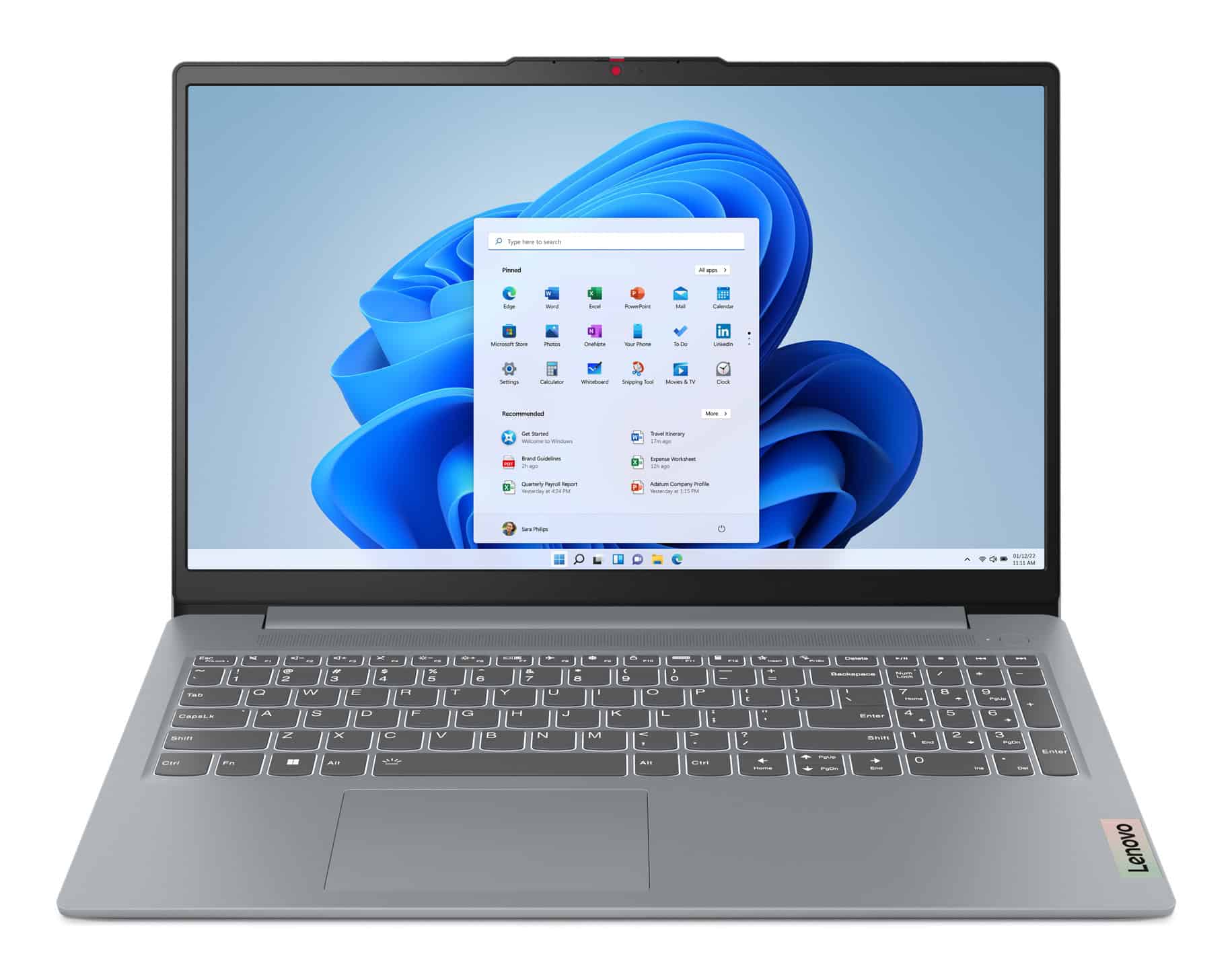 Lenovo IdeaPad Slim 3 15AMN8 AMD Ryzen™ 5 7520U Laptop 39,6 cm (15.6") Full HD 16 GB LPDDR5-SDRAM 512 GB SSD Wi-Fi 6 (802.11ax) Windows 11 Home Engels Grijs (82XQ00AEMH) thumbnail