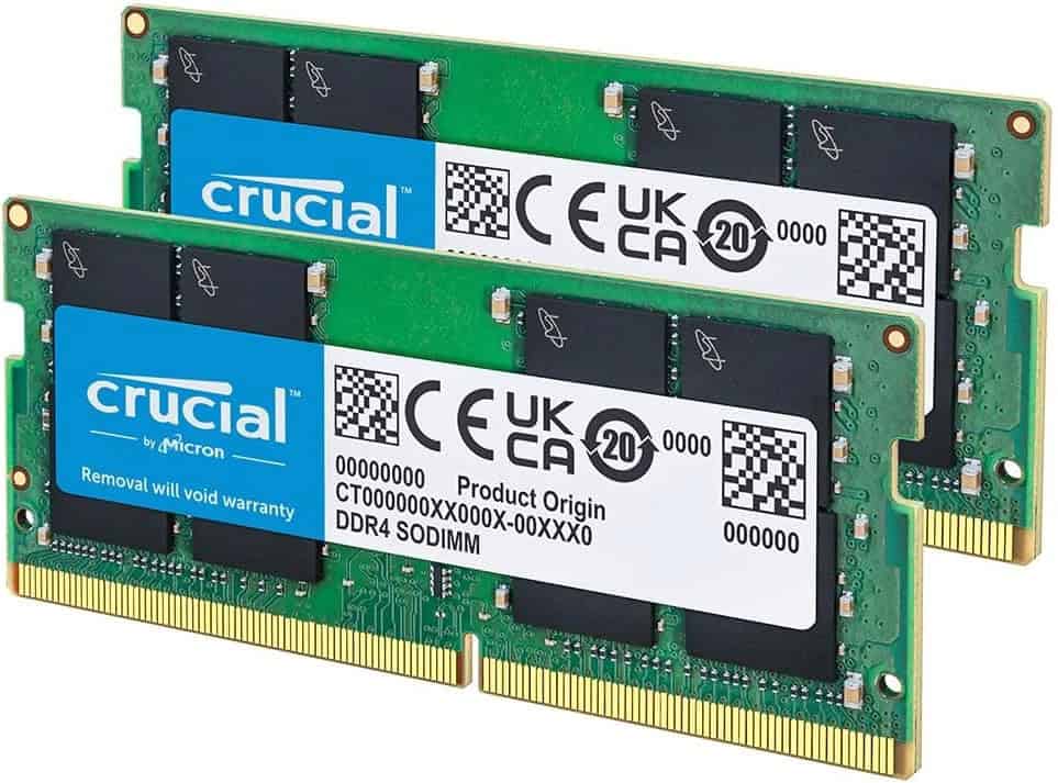 Micron Crucial - DDR4 - sada - 16 GB: 2 x 8 GB - SO-DIMM 260-pin - 3200 MHz / PC4-25600 - CL22 - (CT2K8G4SFRA32A) thumbnail
