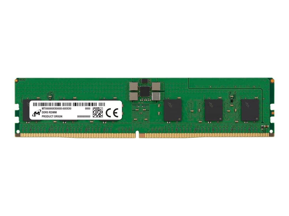 Micron DDR5 RDIMM 24GB 1Rx8 5600 (MTC10F108YS1RC56BB1R) thumbnail