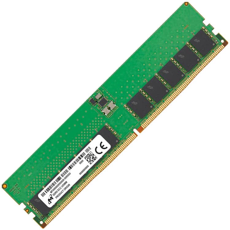 Micron - DDR5 - modul - 32 GB - DIMM 288-pin - 4800 MHz / PC5-38400 - CL40 - 1.1 V - bez v (MTC20C2085S1EC48BT) thumbnail