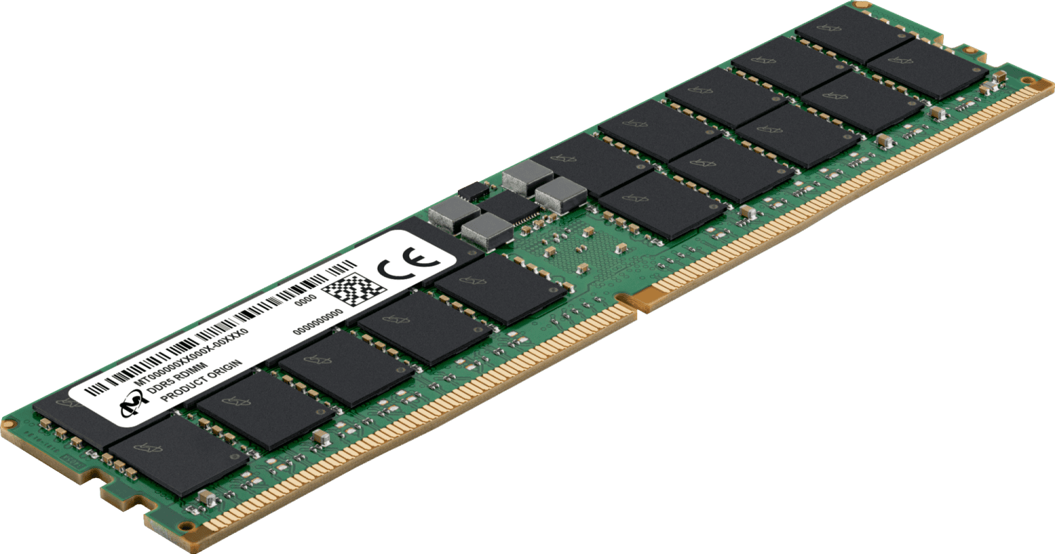Micron DDR5 RDIMM 32GB 2Rx8 5600 (MTC20F2085S1RC56BD1R) thumbnail