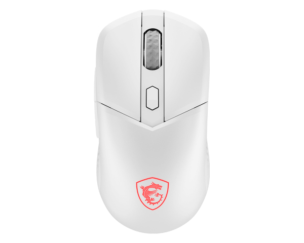 MSI Versa 300 Wireless muis Gamen Rechtshandig RF Wireless + Bluetooth + USB Type-C Optisch 8000 DPI (VERSA 300 W WHITE) thumbnail